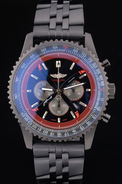 Orologio Chronograph Breitling Certified in Acciaio Inox Nero con Quadrante Nero 80172