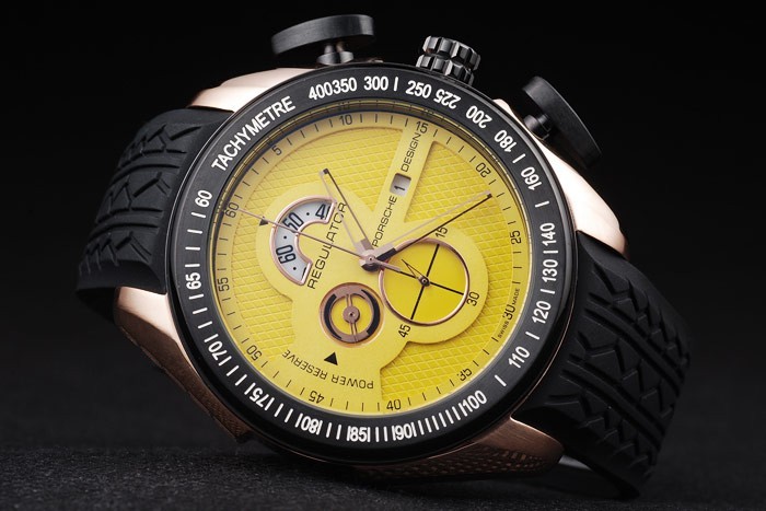 Porsche Regulator Power Reserve High Copy Replica Watches 4660